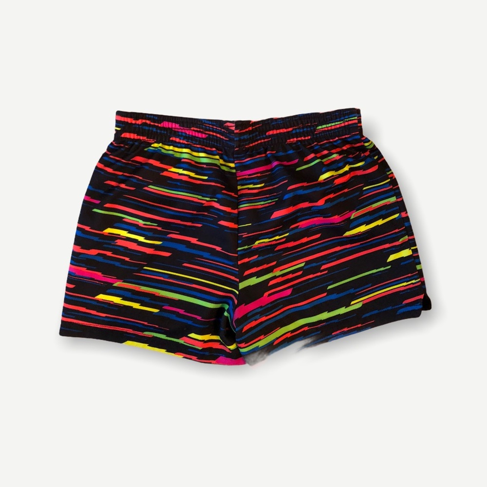 FILA Small Black w/ Neon Multicolors & logo waist